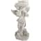 17.5" Cherub Angel Bird Bath Outdoor Garden Statue